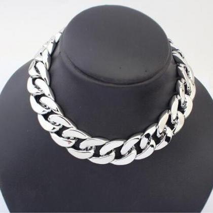 Thick Chain Joker Chain Necklace