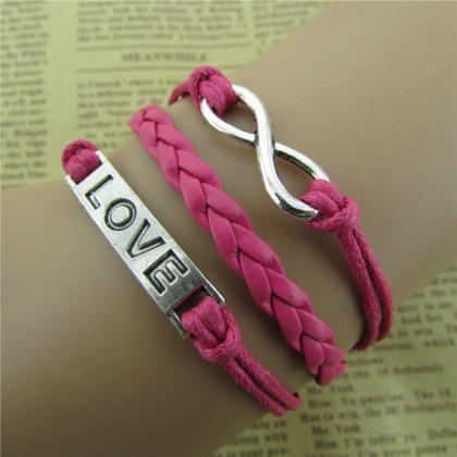 Simple Love 8 Hand Woven Bracelet