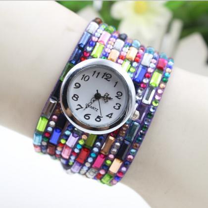 Colourful Chain Korea Fashion Bracelets Watch