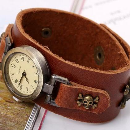 Simple Fashion Handmade Leather Watch