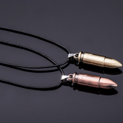 The Old Man Character Bullet Necklace