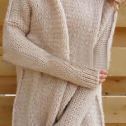 Long Sleeve Knit Loose Sweater