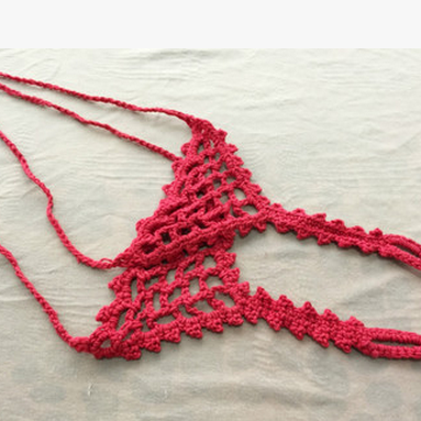 Hot hand crocheted Anklet