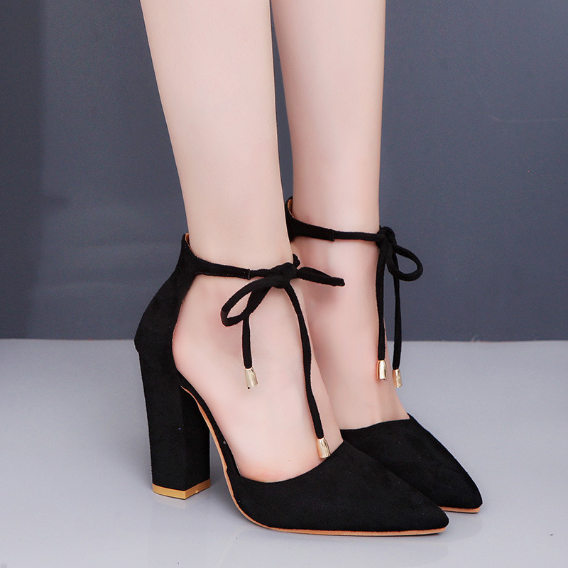 Pointed best sale front heels
