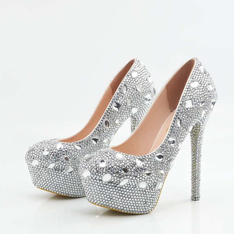 Crystal rhinestone heels outlet