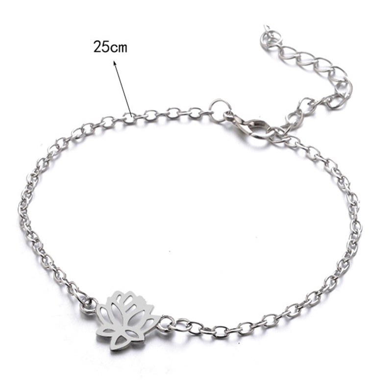 Anklet Summer Jewelry Lotus Flower Anklets