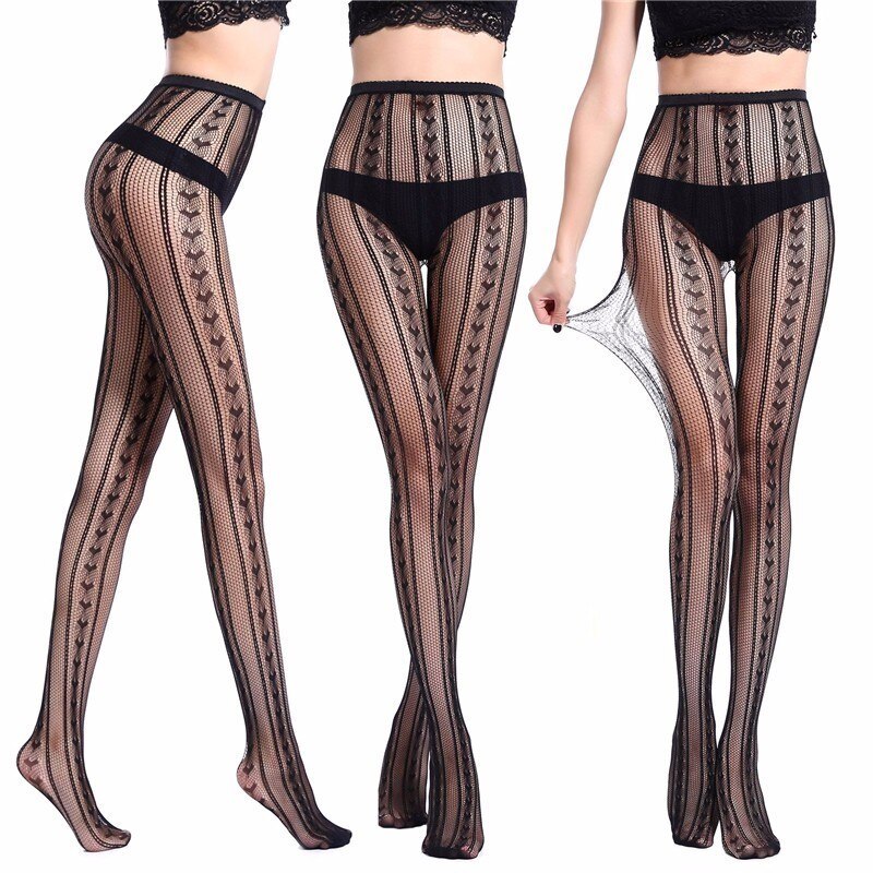 Women Tights Sexy Women Stockings Fishnet Pantyhose Lingerie Plus Size Women Stocking Lady Hosiery Medias De Mujer -3