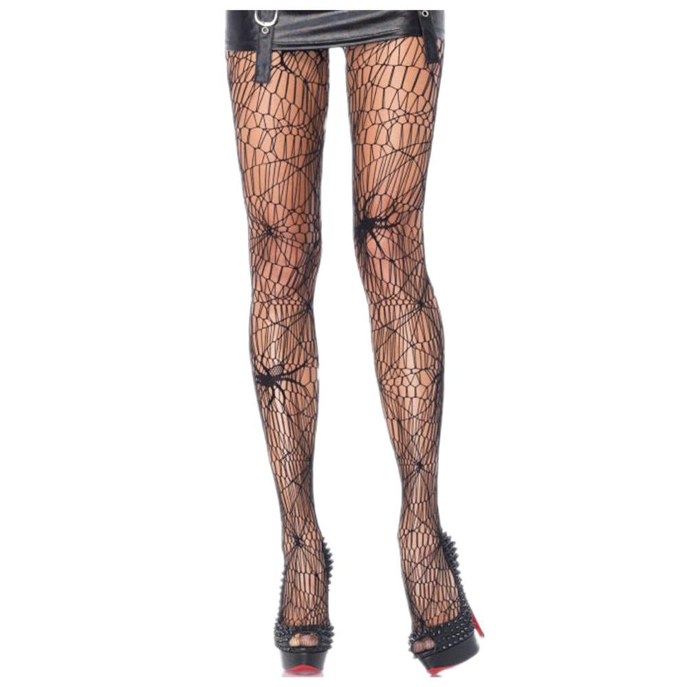 Women Halloween Sexy Fishnet Tights Spider Pantyhose Yarns Net Stockings  Halloween Socks-2 on Luulla