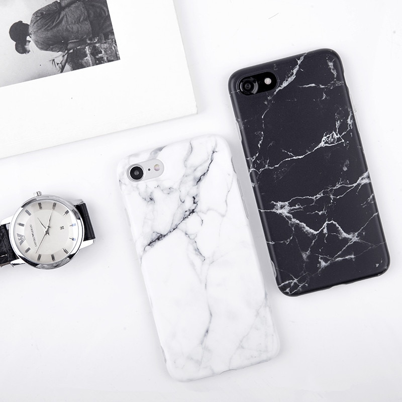 Imd Marble Stone Gel Case For Apple Iphone