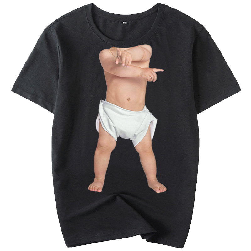 Trendy Men's / Women's Funny Short Sleeve T-shirt-1
