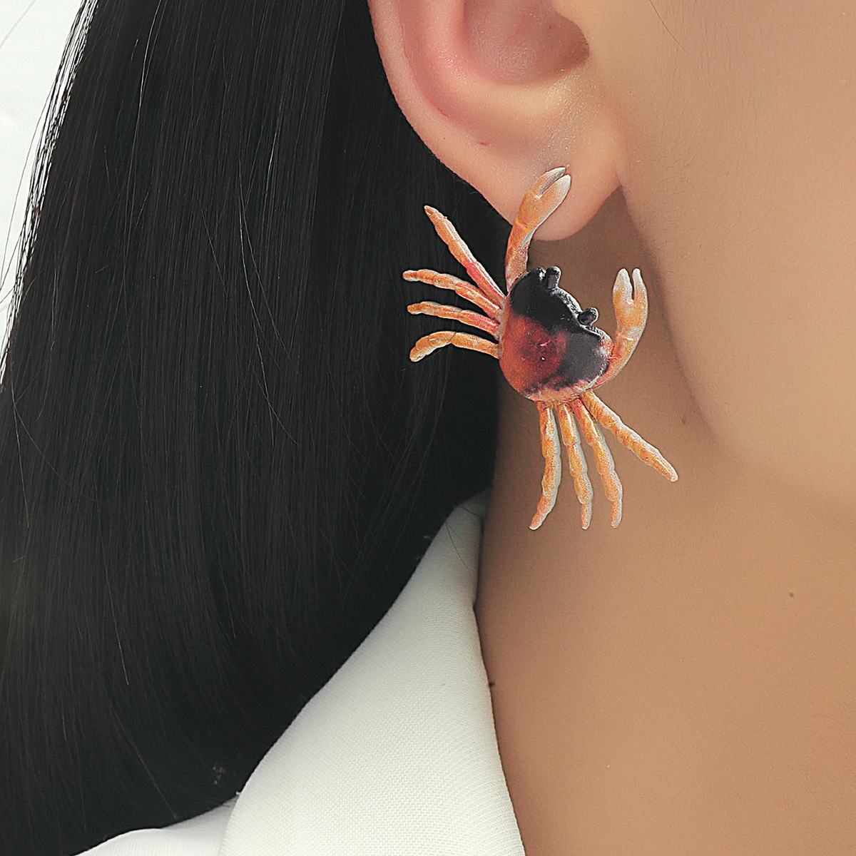 Crab Earring Necklace Set