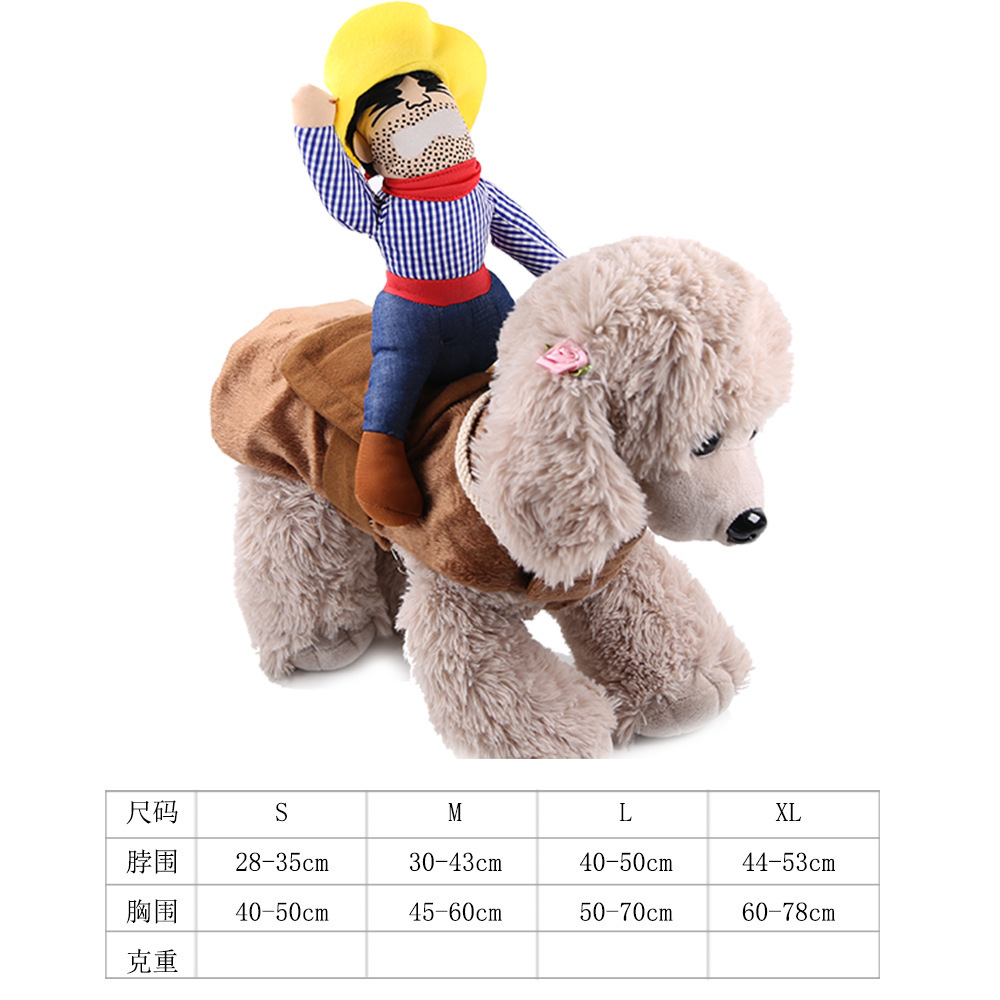 Riding clothes Halloween knife deadly doll small and medium-sized dog funny change into cat pet clothes