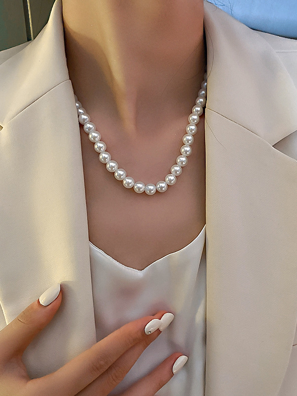 Large Size Urban Pearl Necklaces Accessories