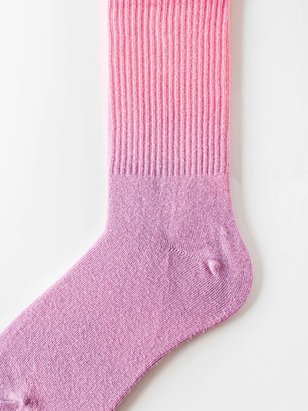 Pink Stylish Cool Colorful Gradient Socks