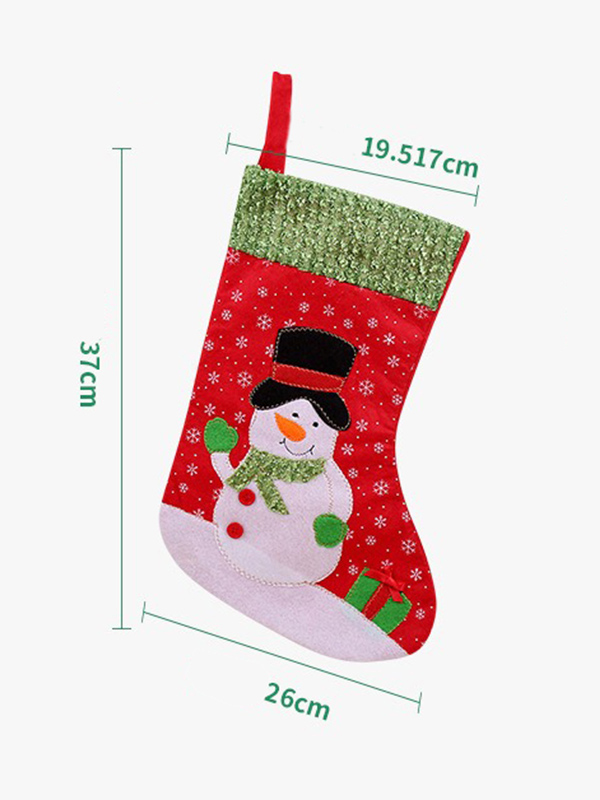 1# Xmas Gift Socks Candy Bag Year Christmas Tree Decoration