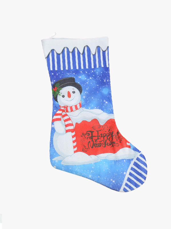7# Xmas Gift Socks Candy Bag Year Christmas Tree Decoration