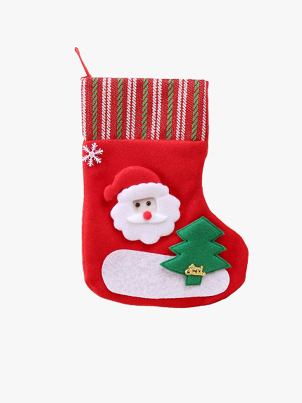 3# Xmas Gift Socks Year Candy Bag Christmas Decor Christmas Decoration