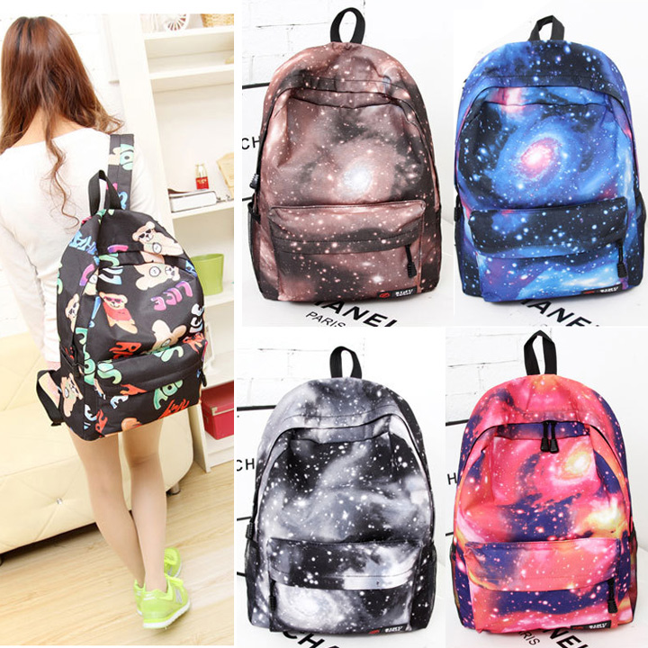 Fashion Cute Korean Style Women Girls Backpack Student School Travel Bookbag Bag
