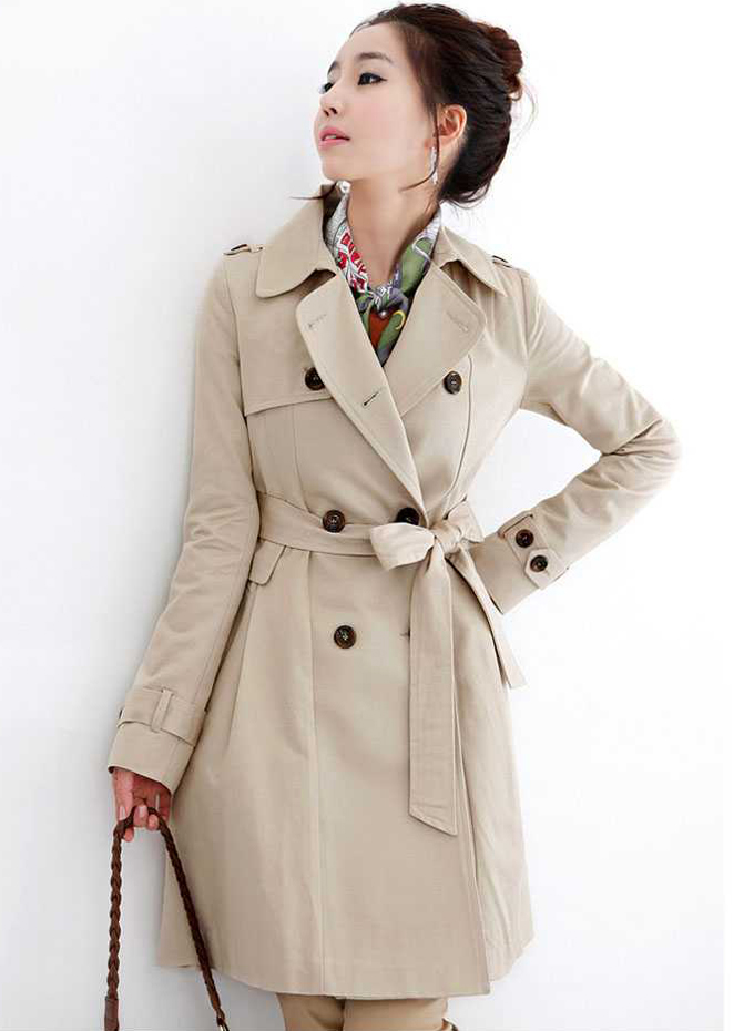 Lapel Oversized Trench Coat