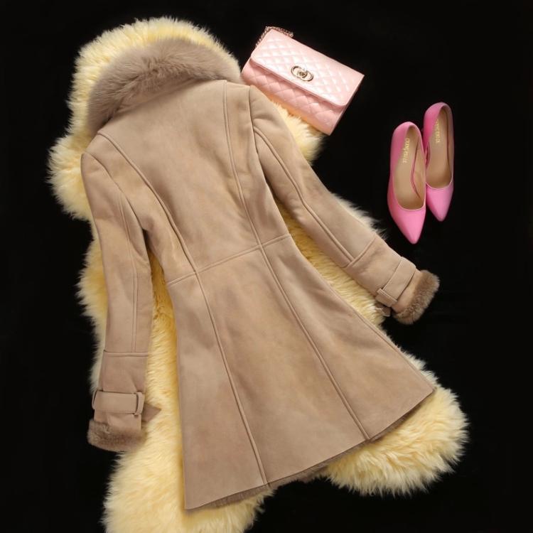 Lapel Collared Fur Jacket- Black main image 0