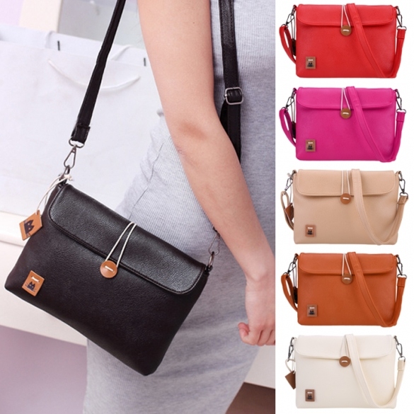 Newest Fashion Women Lady's Tote Clutch Handbag Portable Small Size Button Purse Shoulder Cross Bag