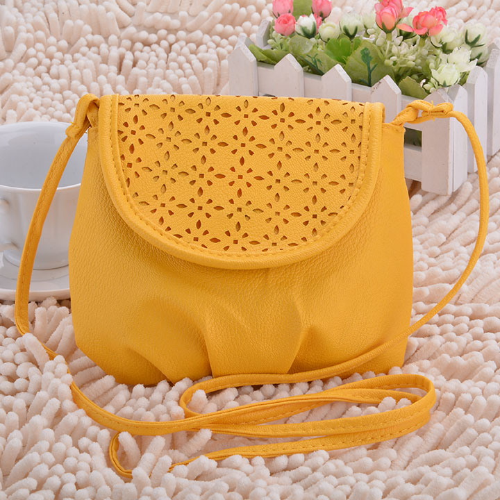 Fashion Women's Girls Cute Mini Shoulder Bag Yellow Cross Bag on Luulla
