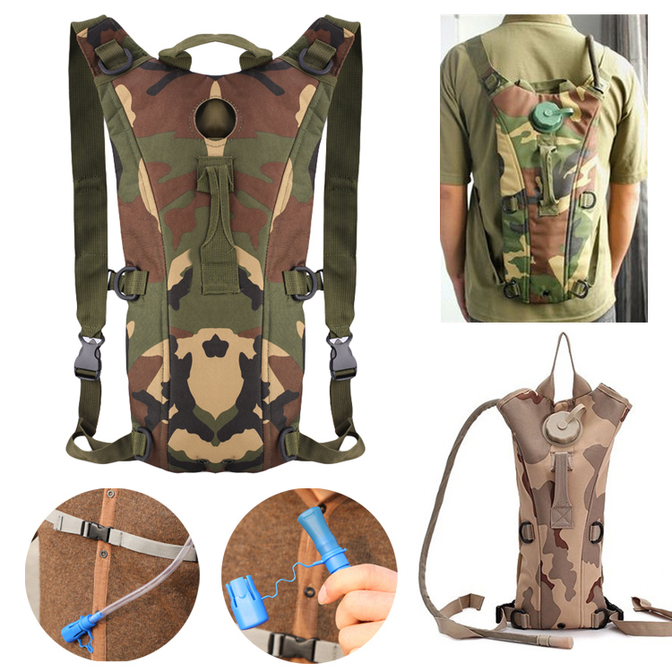 Fashion Men Camouflage Camping Climbing Travel Backpack Sports Backpack