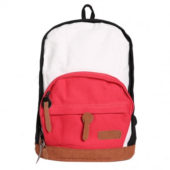 Women Colorful Classic Canvas Backpack Bookbag School Bag Rucksack Shoulder Bag