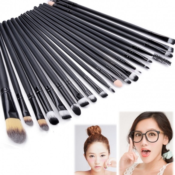 Pro Makeup 20pcs Brushes Set Powder Foundation Eyeshadow Eyeliner Lip Brush Tool