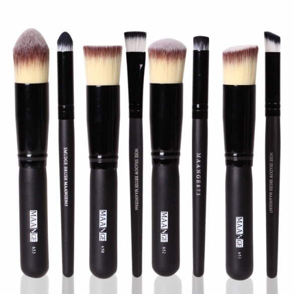 Pro Makeup 8pcs Brushes Set Powder Foundation Eyeshadow Eyeliner Brush Tool