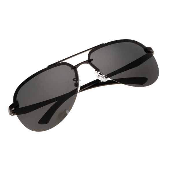 Fashion Men Polarized Metal Frame Round Casual Outdoor Sunglasses