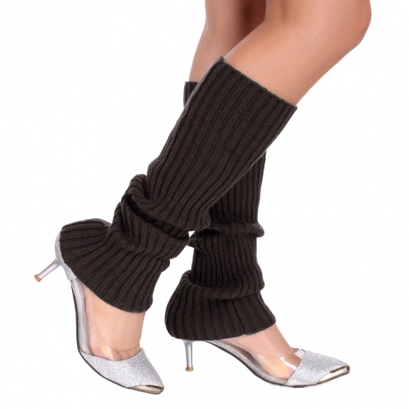 Zeogoo Women Knit Crochet Boot Cuff Leg Warmers Boot Socks Knee High 6 Colors