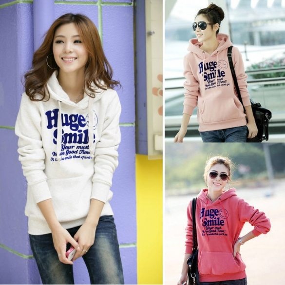 Korean Thick Hooded Sweater Pullover Hoodie Jacket Women Spring And Autumn