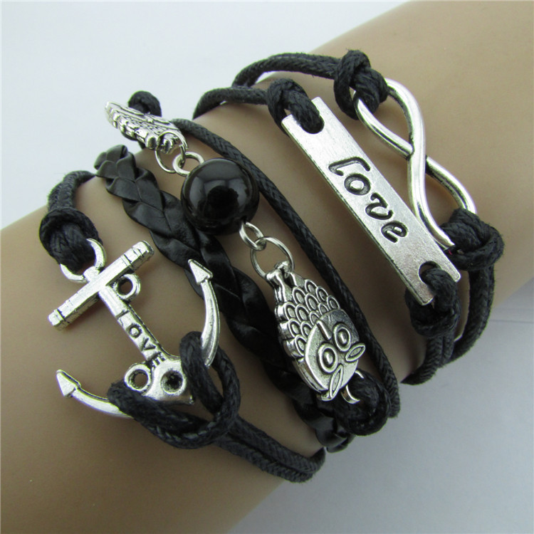 Owl friendship bracelet outlet