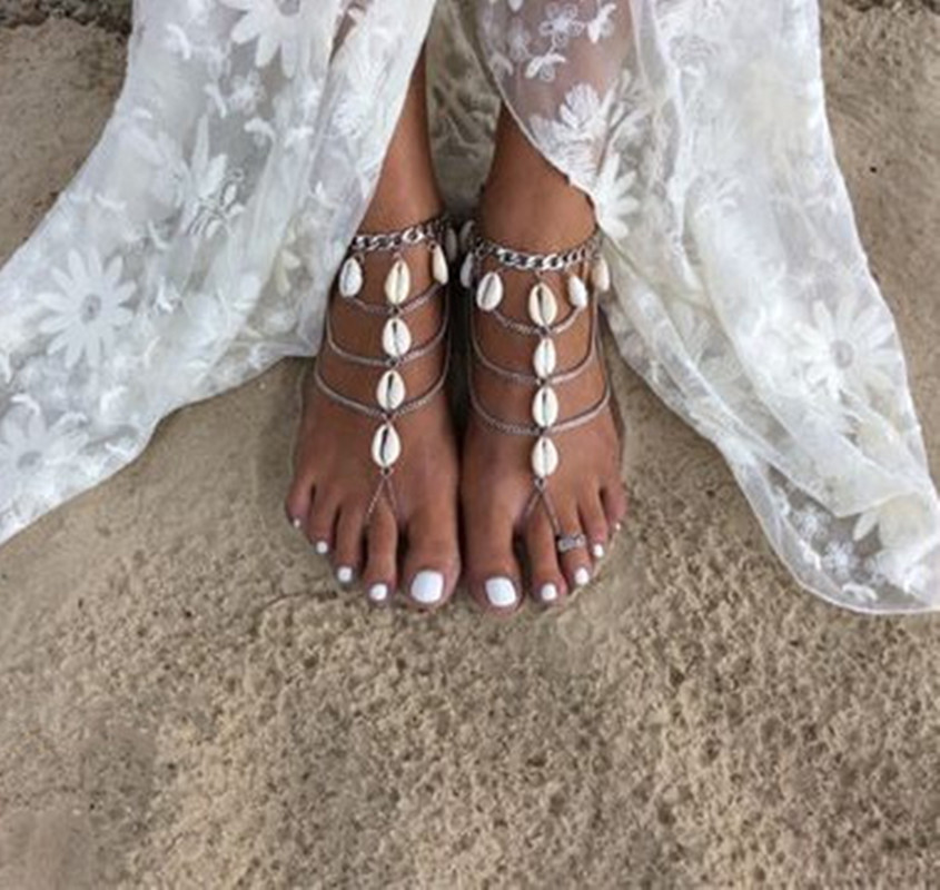 Natrual Shell Tassel Anklet Armlet on Luulla