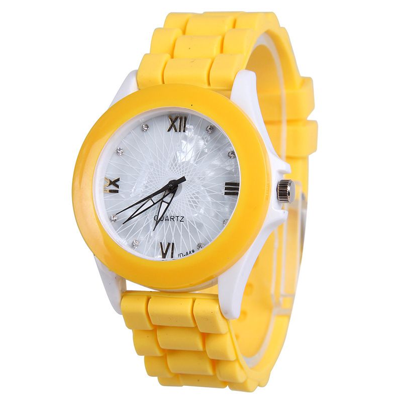 Butterfly Silica Gel Candy Color Watch