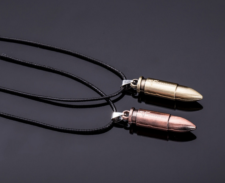 The Old Man Character Bullet Necklace