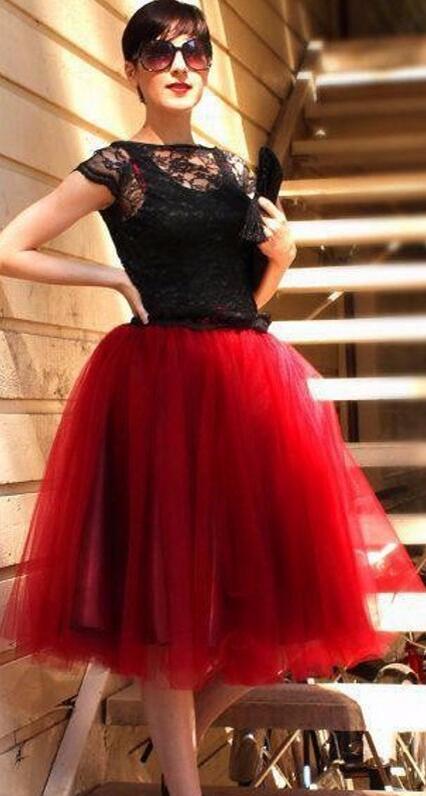 multi color tulle skirt