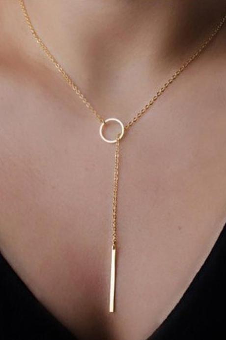 Fashion Personality Pendant Letters LOVE Copper Sequins Necklace