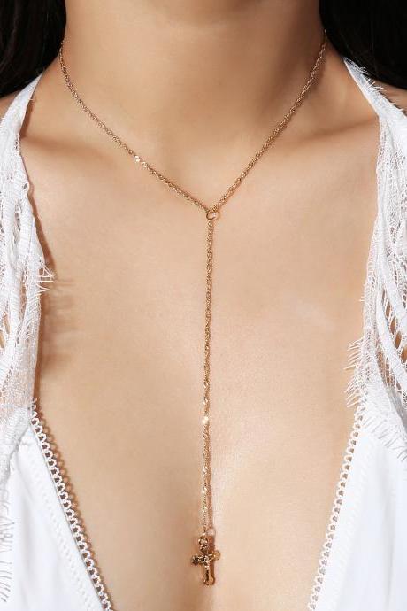 Simple Fashion The Cross Necklace