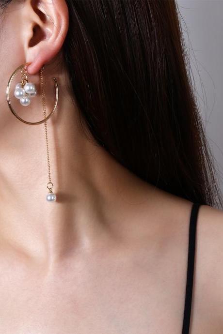 Alloy Imitation Pearl Sweet Beautiful Earrings