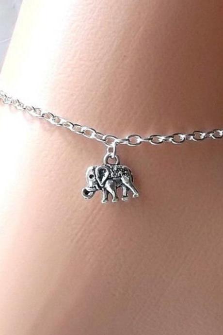 Simple Lucky Elephant Anklets