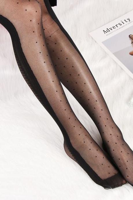 1 Pair Female Sexy Lace Elastic Thigh Women's Stockings Plus Size Pantyhose Bodysuit Tattoo Women Lingerie Apparel Accessories-8