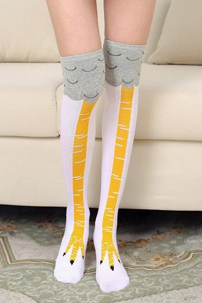 Over-the-knee Heap Socks-4-25-110