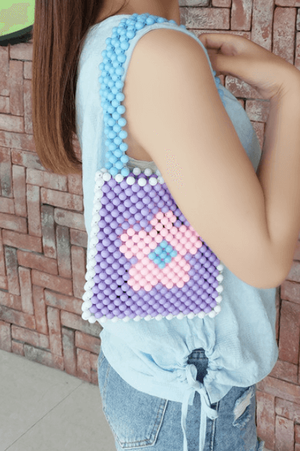 Cute Hadmade Customize Flower Satchel Bags