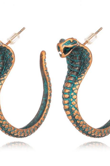 Retro Religious Belief Cobra Personality Exaggeration Popular Female Earrings Earrings-3