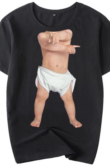 Trendy Men&amp;amp;#039;s / Women&amp;amp;#039;s Funny Short Sleeve T-shirt-1