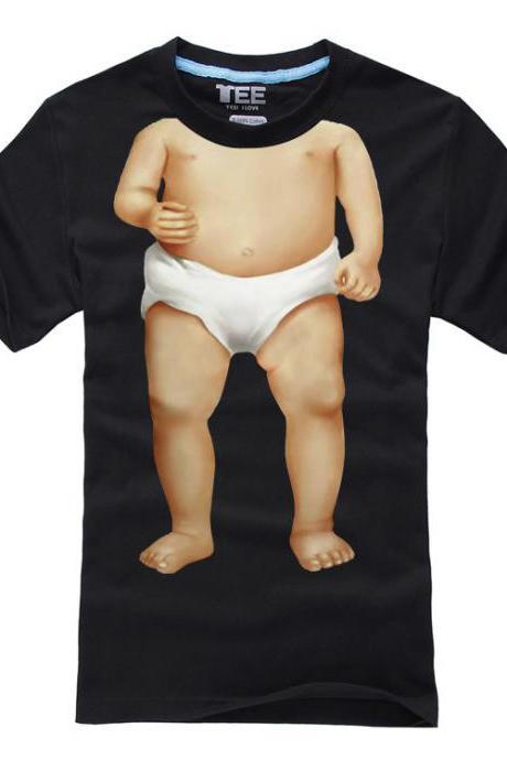 Trendy Men&amp;amp;amp;amp;#039;s / Women&amp;amp;amp;amp;#039;s Funny Short Sleeve T-shirt-3