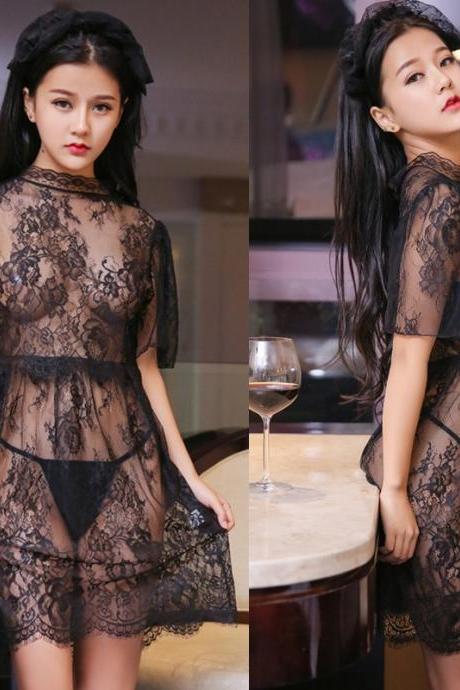 Sexy Lingerie Women Lingerie Sexy Erotic Underwear Black Lace Erotic Dress Cute Girl Intimates Nightdress Exotic Apparel