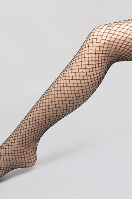 Girl's Fishnet Tights Fishnet Stockings Glitter Tights Bling Legging Mesh  Socks Rhinestone Hollow Out Pantyhose for Halloween Dress up Party 